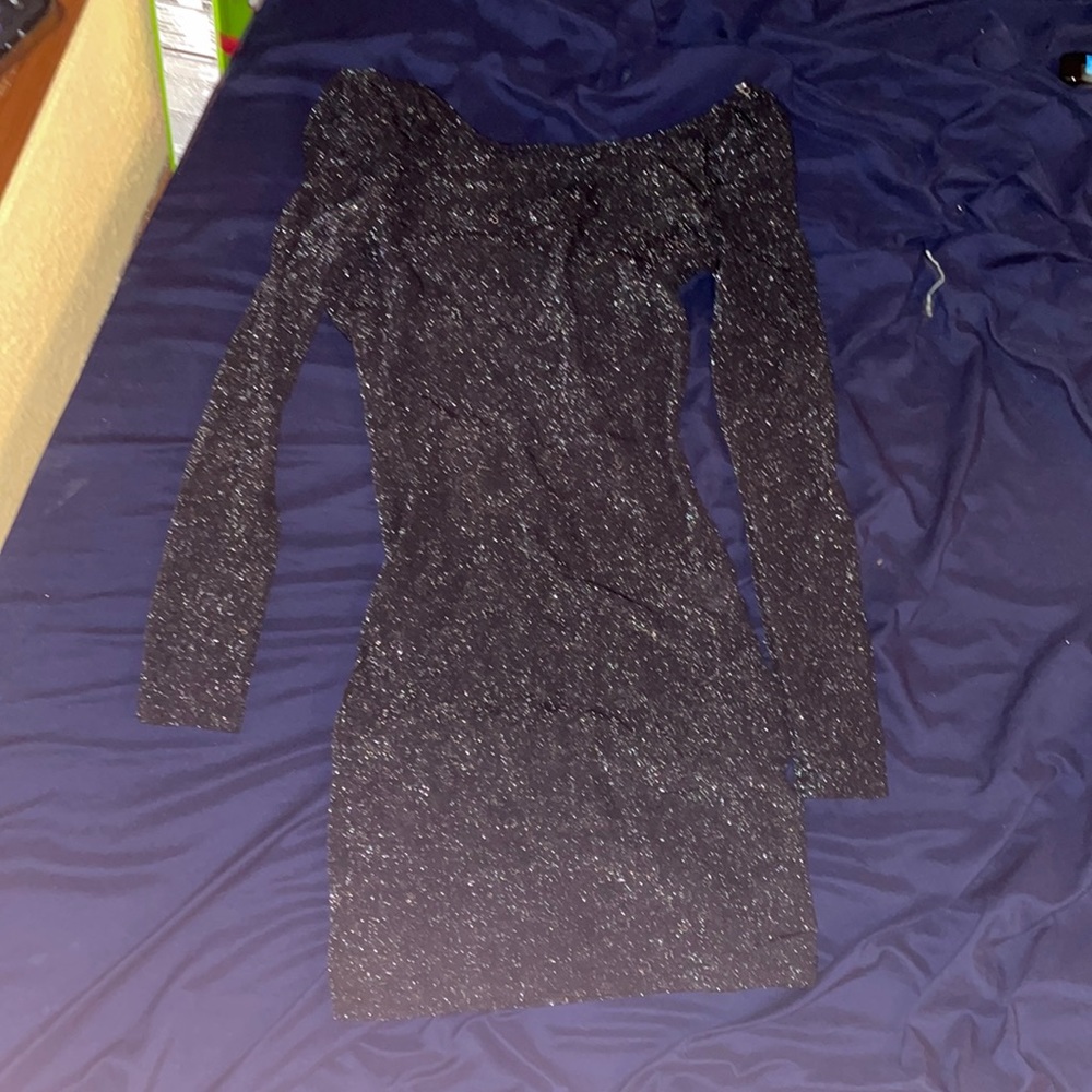 open back sparkly dress